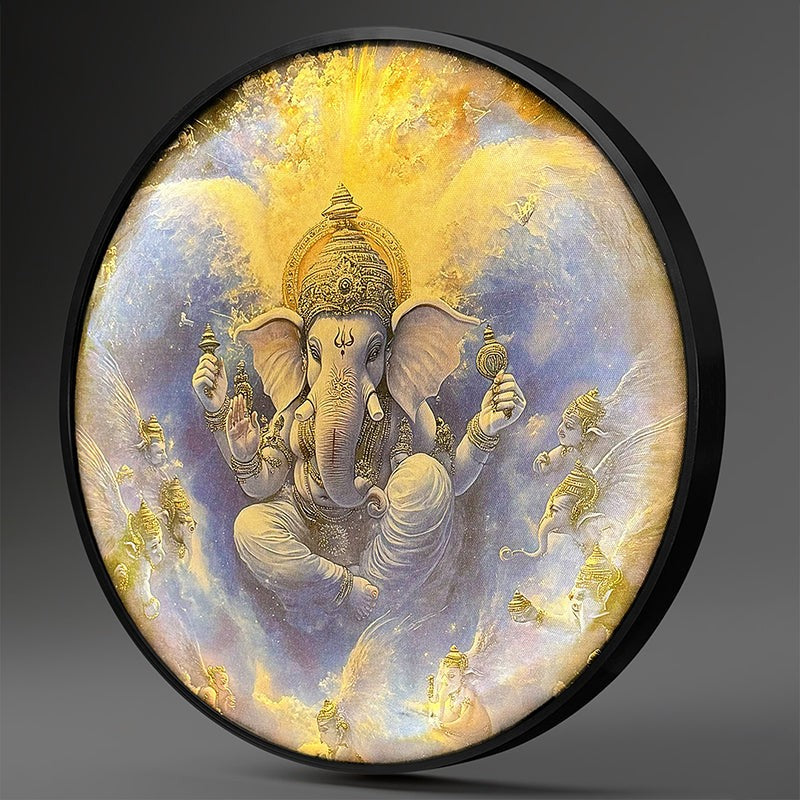 Neela Ganapati Canvas Wall Art media 5