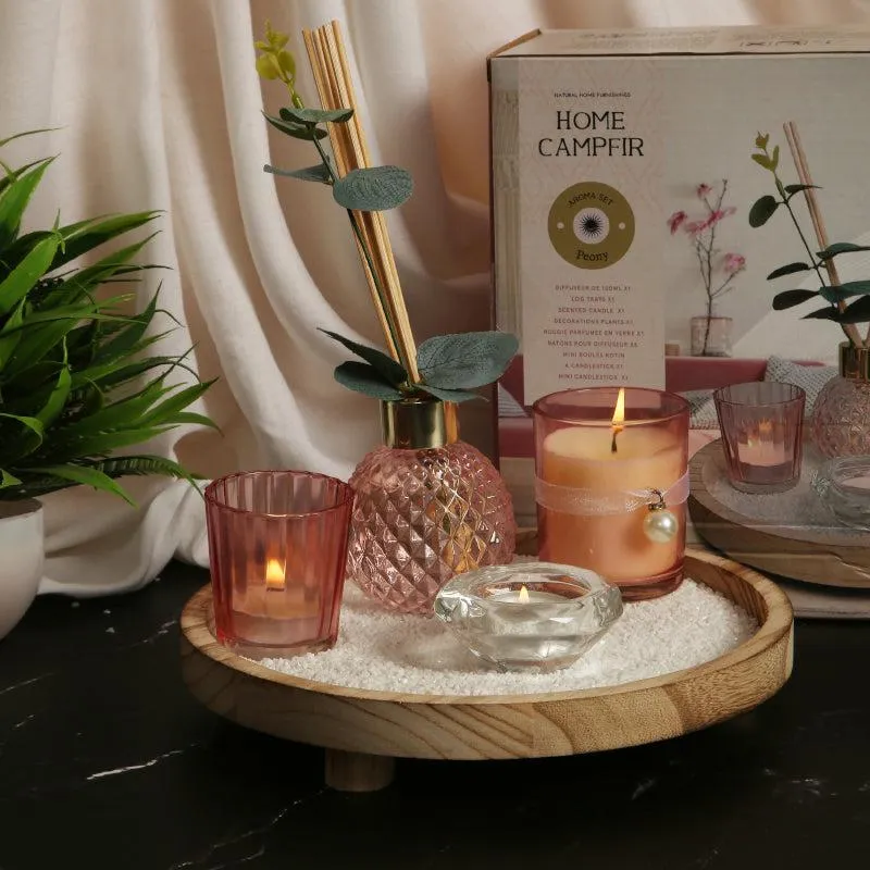 Adora Peony Scented Aroma Set - 7 Piece Set media 1