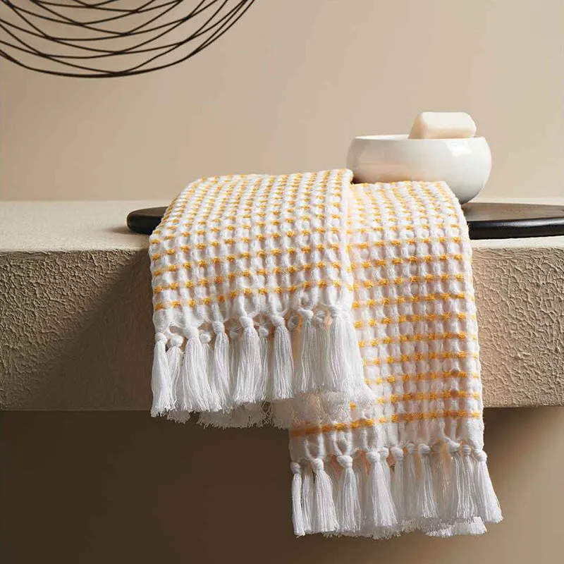 Resho Waffle Towel Combo (Melon) - Four Piece Set media 1