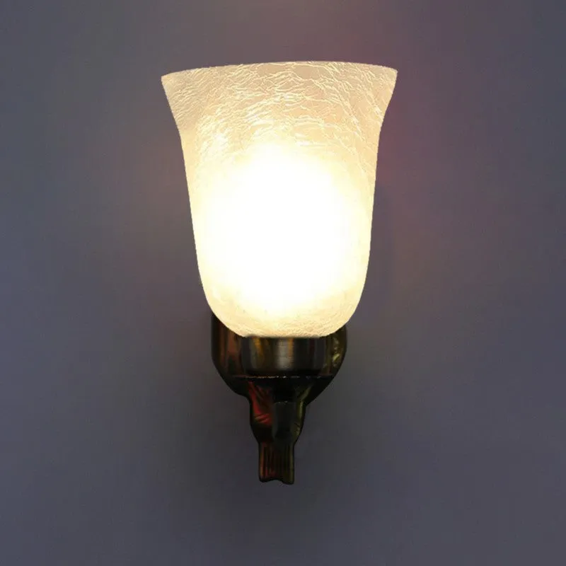Crystal Bloom Antique Base Glass Wall Lamp media 7