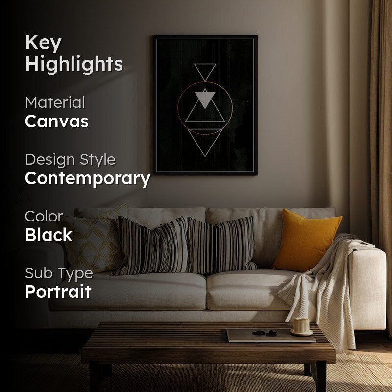 Zenith Whisper Archival Canvas Wall Art - Black Frame media 2