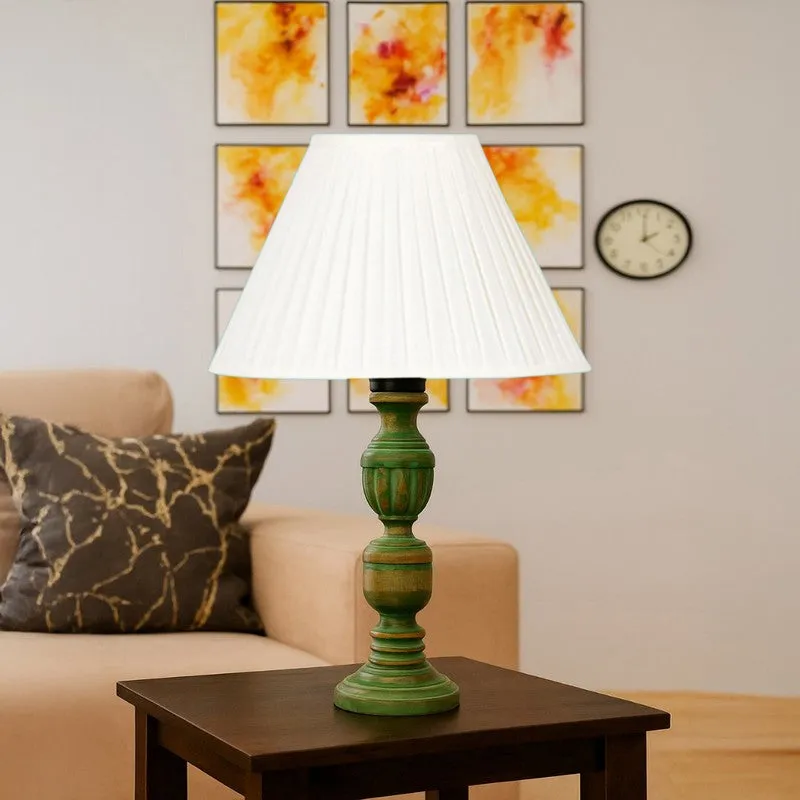 Arvello Lumo Wooden Table Lamp - OffWhite media 4
