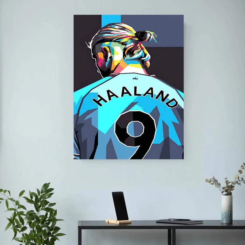 Electric Haaland Wall Poster media 3