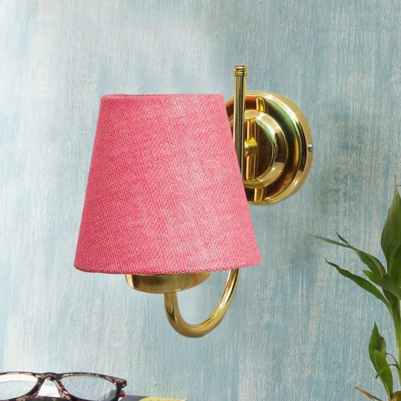 Galora Gale Fabric & Metal Wall Lamp - Pink media 3