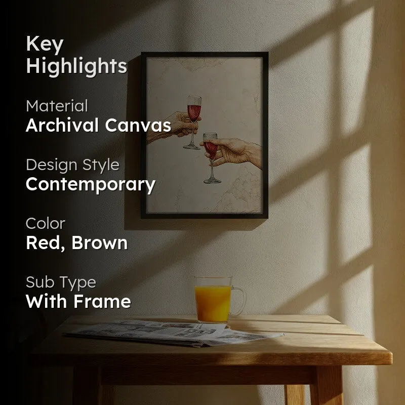 Ros Radiance Archival Canvas Wall Art - Black media 2