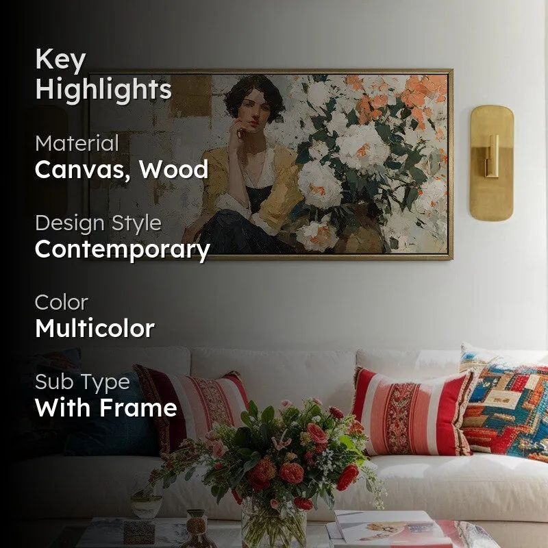 Velora Canvas Wall Painting With Frame media 2