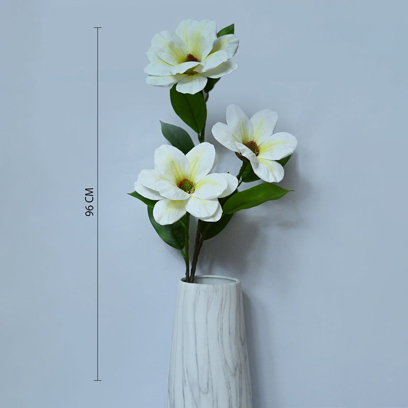 Artificial Magnolia Flower Stick media 6