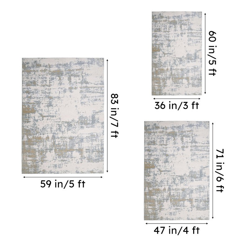 Anira Soft Pile Anti-Skid Carpet - Beige media 7