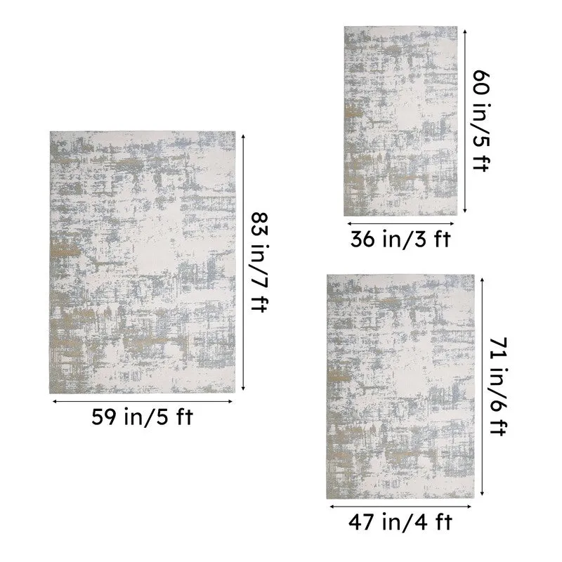 Anira Soft Pile Anti-Skid Carpet - Beige media 7