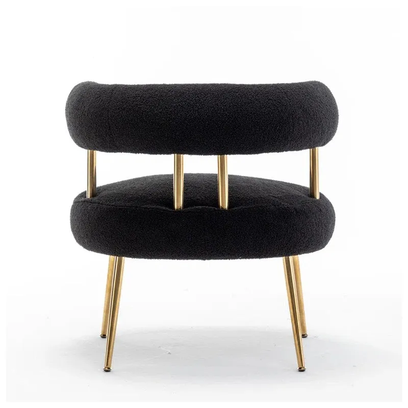Calyra Neem Wood Accent Chair - Black media 6