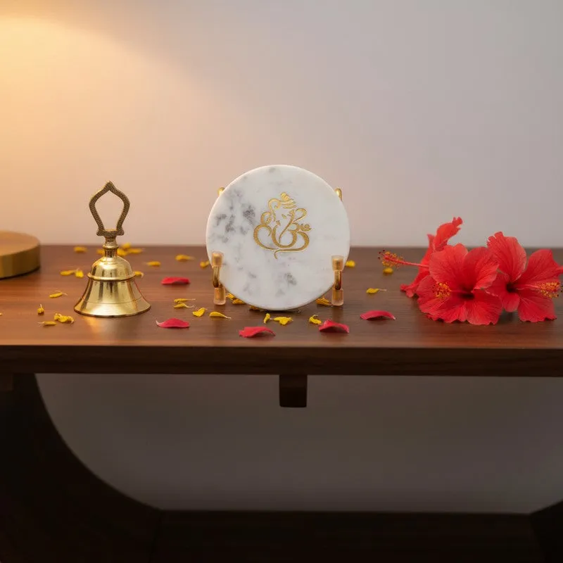 Ganapthi Marble Spiritual Religious Accent media 3
