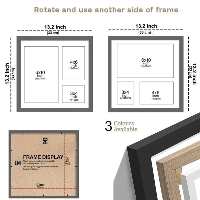 Memento Collage Photo Frame - White media 5