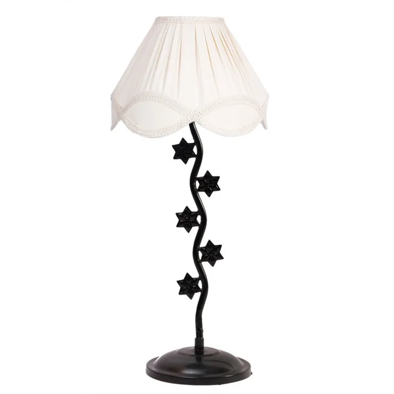 Nova Cotton Table Lamp With Iron Base - White media 4