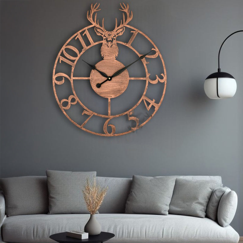 Sector Silent Wall Clock - Bronze
