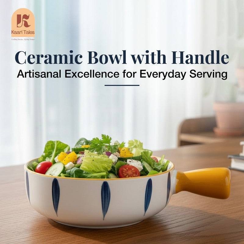 Zenith Ceramic Salad Bowl media 3