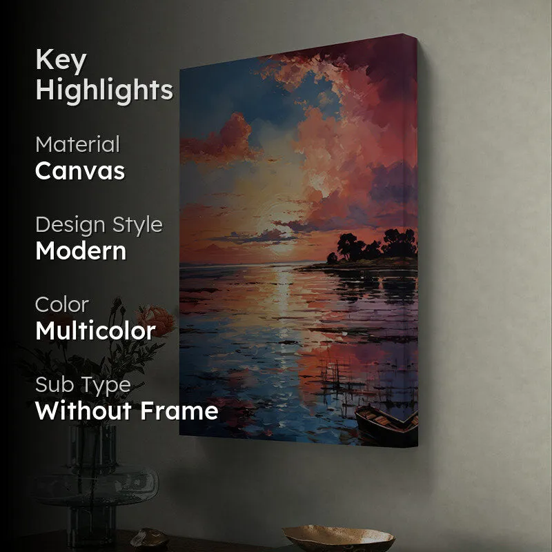 Majestic Sunsets Wall Painting media 2