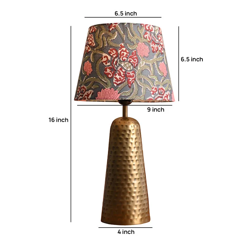 Cuppra Curve Flora Cotton Table Lamp - Multicolor media 6