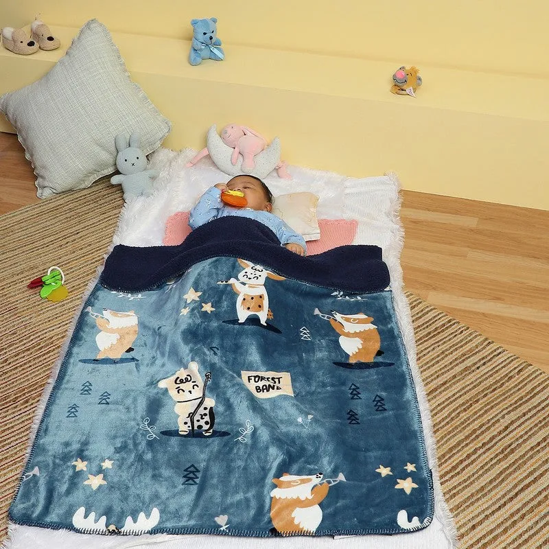 Monte Carlo Forest Friends Blanket - 550 GSM media 1