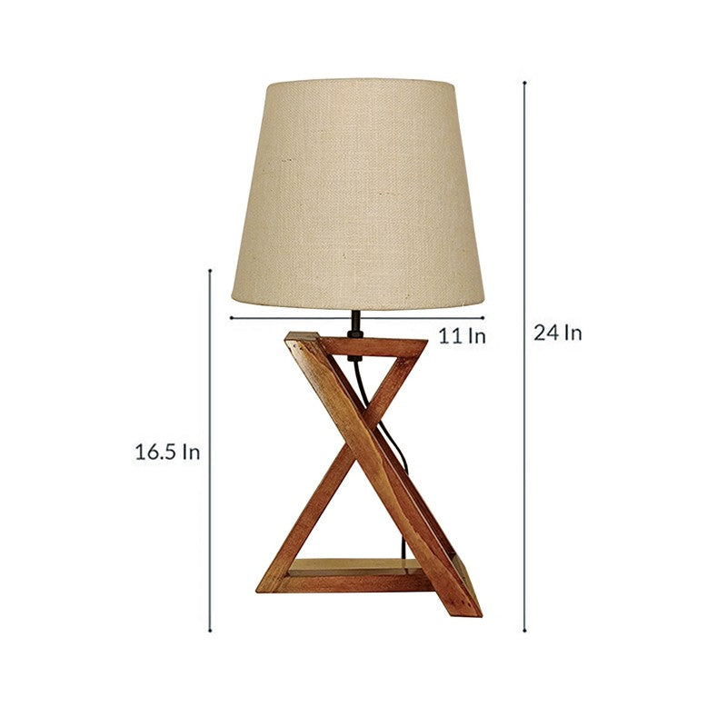 Jalora Jute Table Lamp - Brown,White media 8