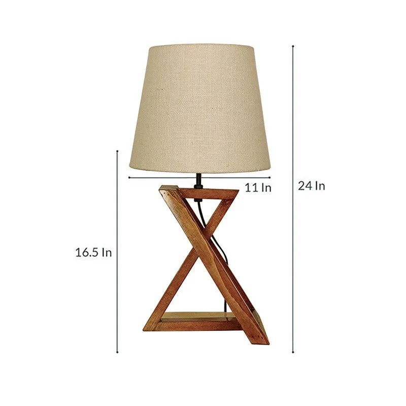 Jalora Jute Table Lamp - Brown,White media 8