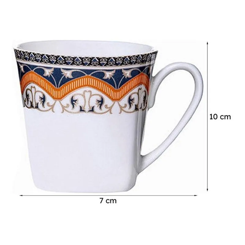 Sonaki Ledo Ethnic Bone China Tea Cup (180 mL Each) - Set Of Six media 6