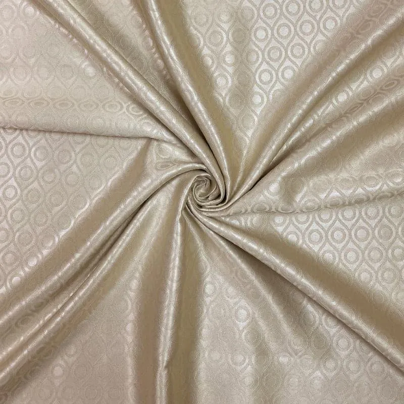 Swayam Kinaash Jacquard Curtain - Beige media 3