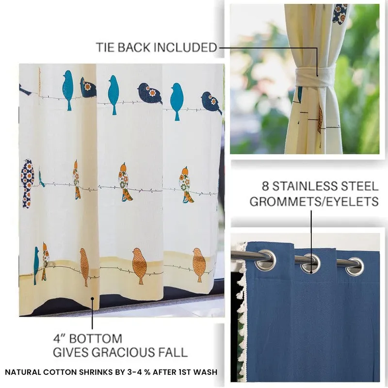 Urban Space Humming Bird Curtains - Set Of Four media 5