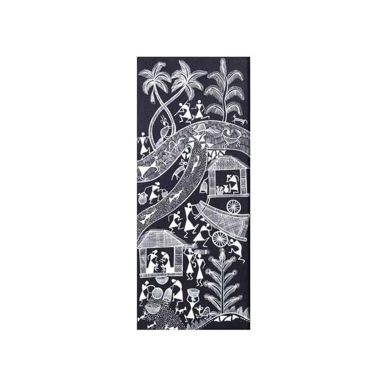Warli Rythm Wall Art - Set Of Two media 6