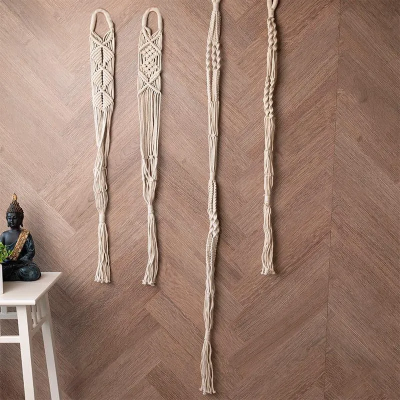 Amari Macrame Planter - Set Of Four media 3