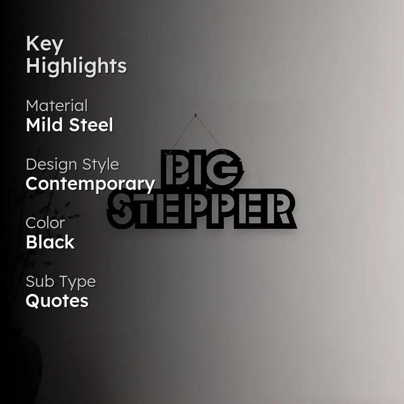 Big Stepper Mild Steel Wall Accent media 2