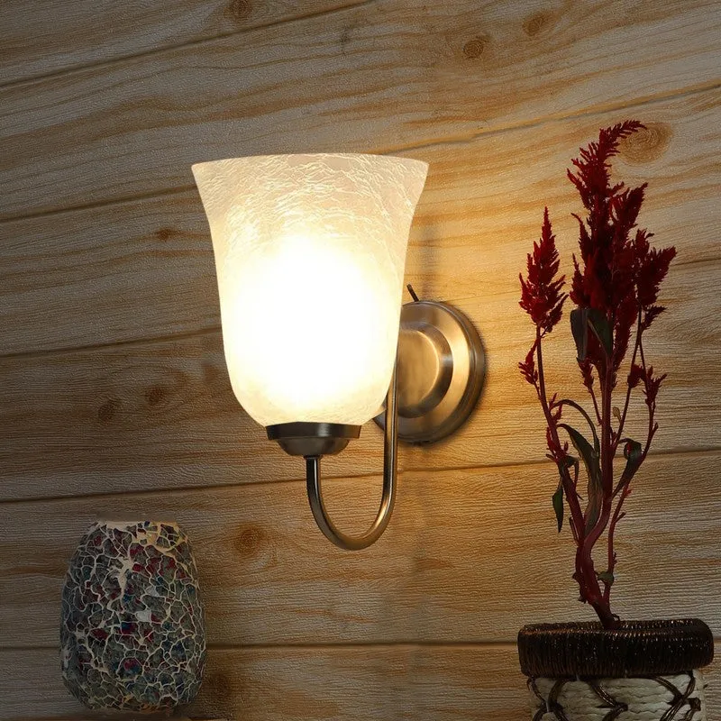 Warm Glow Glass Wall Lamp media 3