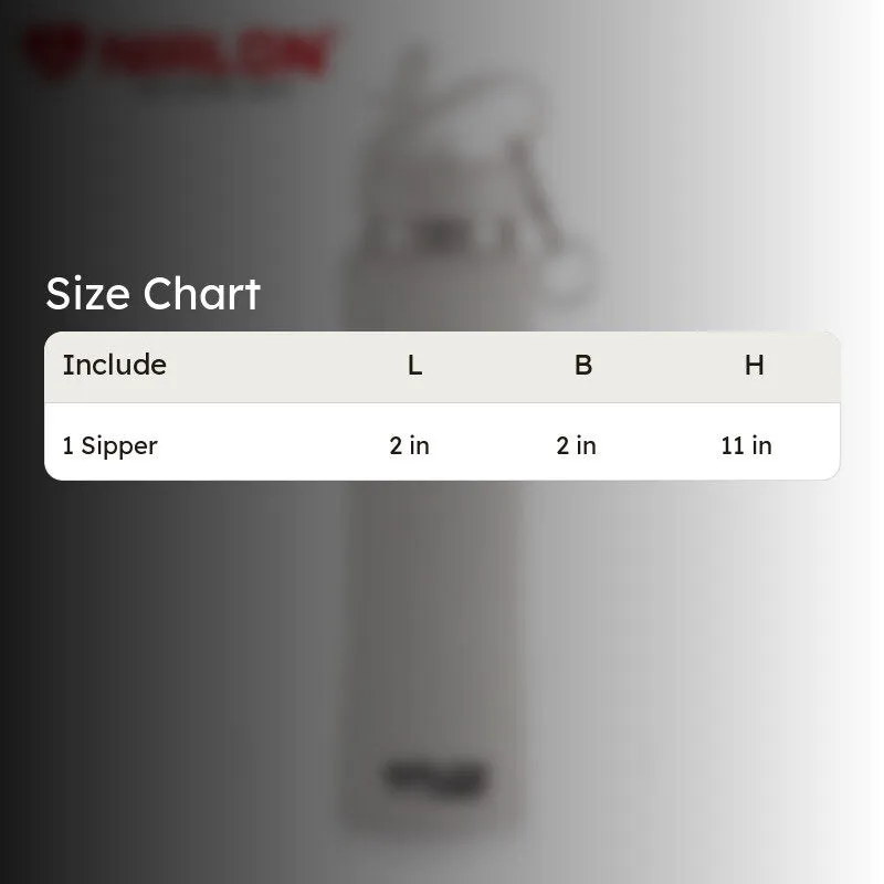 Valento Sipper Water Bottle (White) - 750 mL media 6
