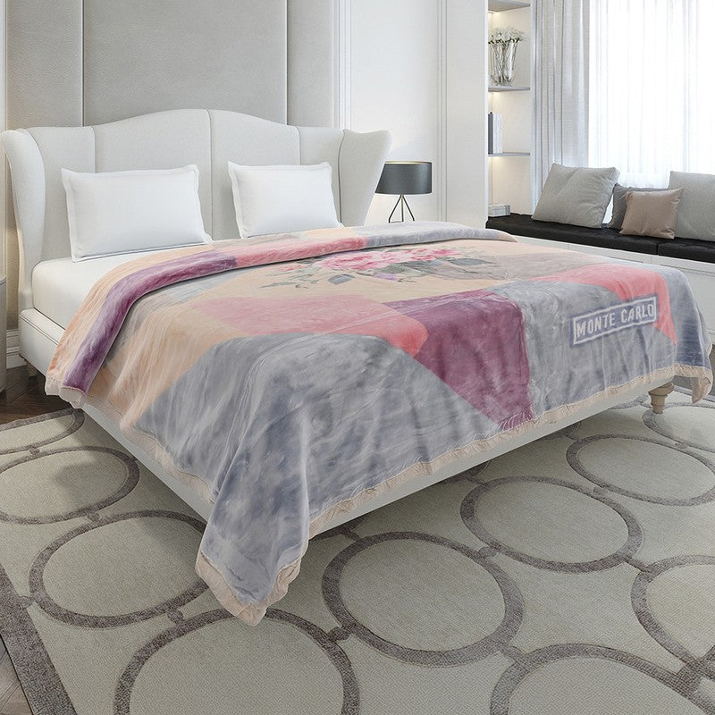 Monte Carlo Whispering Blooms Blanket - 909 GSM