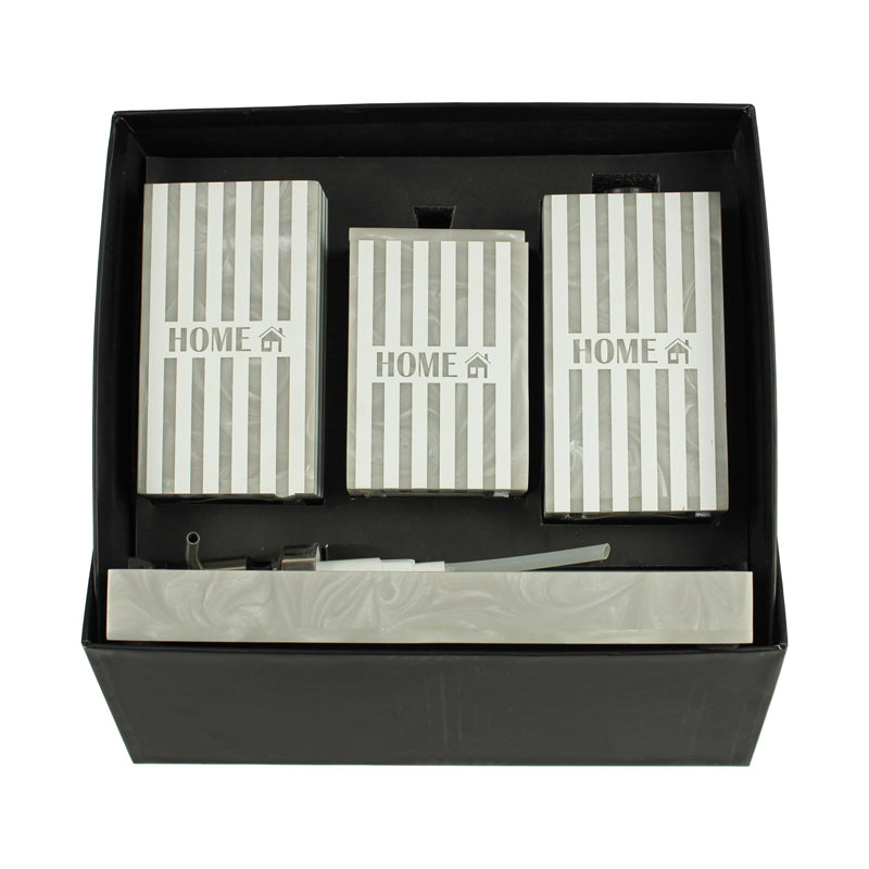 Naiva Resin Bathroom Set - Four Piece Set media 3