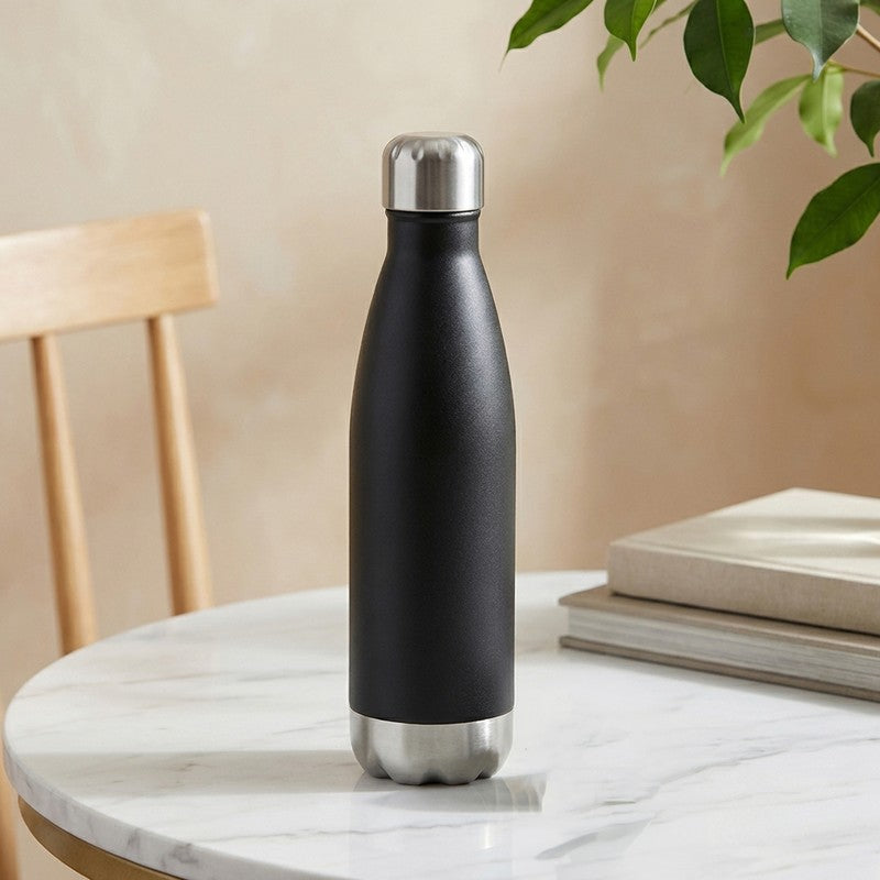Neo HydraSip Airtight Bottle (Black) - 500 mL
