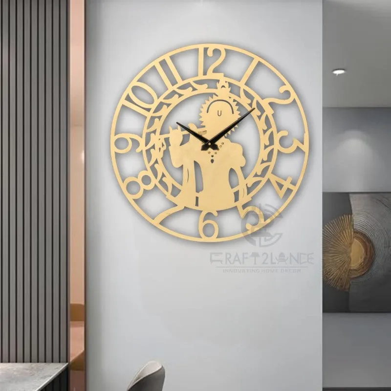 Signal Silent Wall Clock - Gold media 3