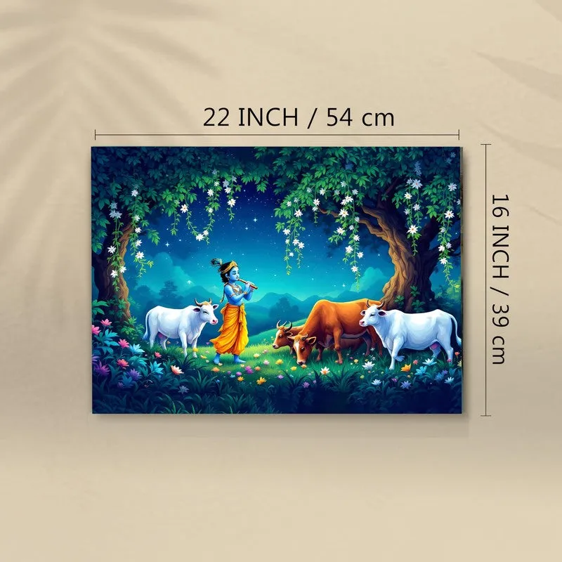 Kanha Blues Canvas Wall Art media 10