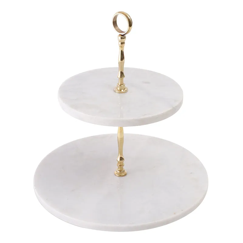 Veritas Two Tiered Marble Platter media 5