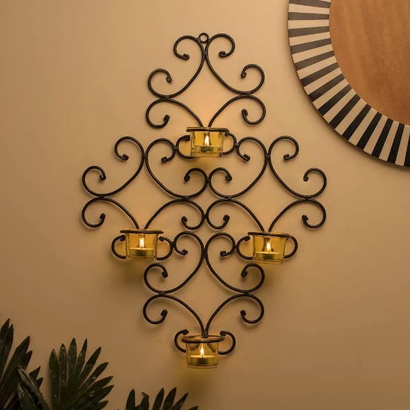Victorian Candle Holder - Yellow media 1