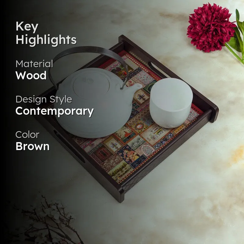 Creva Wooden Serving Tray media 2
