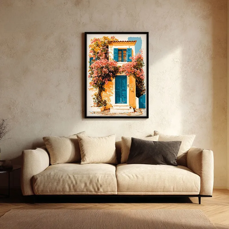 Island Vibes Canvas Wall Painting - Black Frame media 1