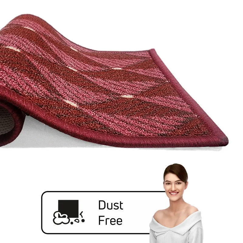 Quro Geometric Nylon Door Mats - Red media 5