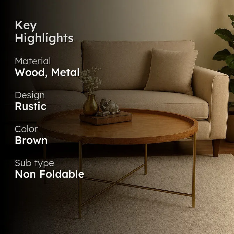 Oakspire Wooden Coffee Table media 2