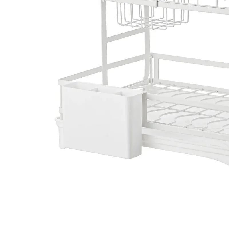 Orho Two Tier Dish Rack - White media 4