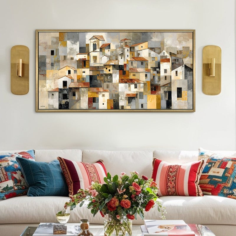 Urbanique Canvas Wall Painting With Frame