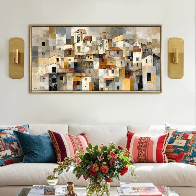 Urbanique Canvas Wall Painting With Frame media 1