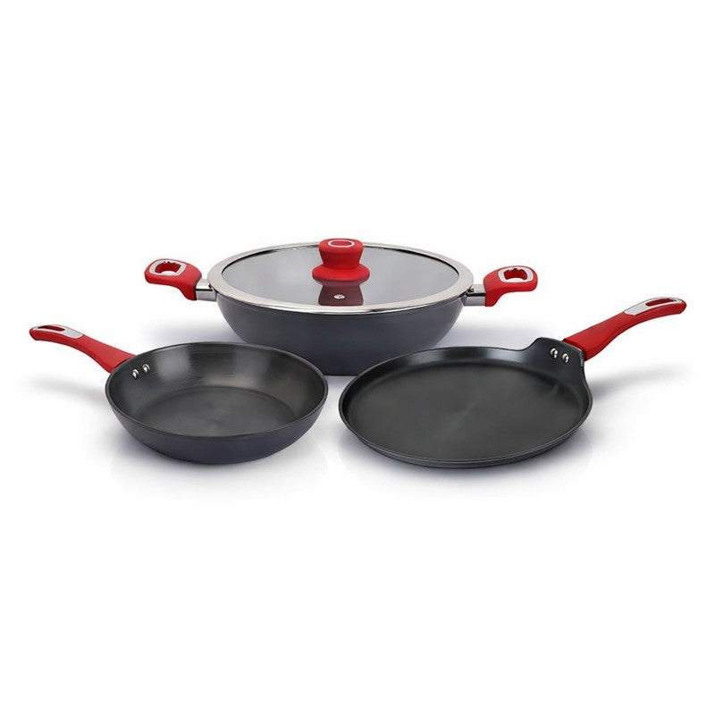 Salford Forged Hard Anodised Cooking Set (Black) - Set of Three media 3