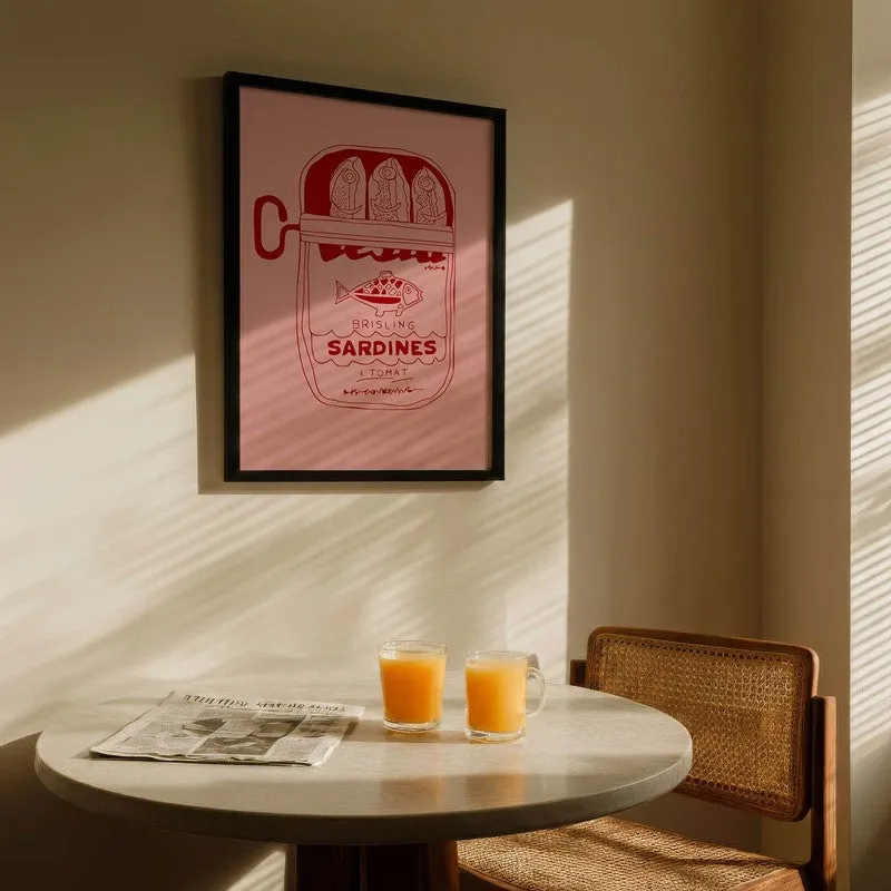 MonoPink Archival Canvas Wall Art - Black media 5