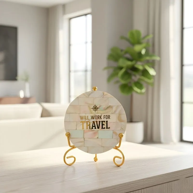 Voyage Muse Marble Showpiece With Stand media 4