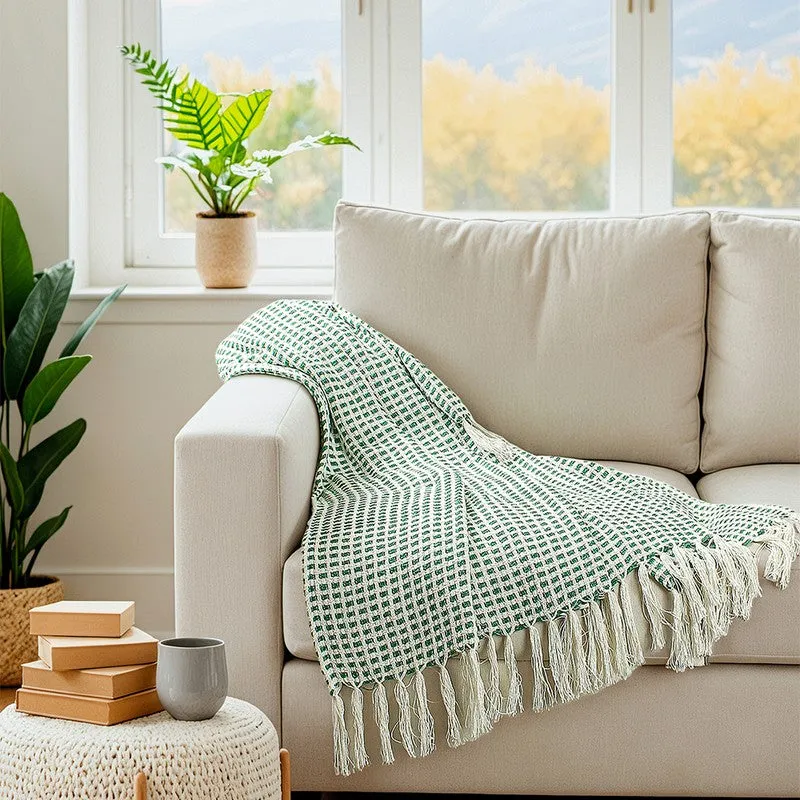 Bohemian-Inspired Throw - Green media 3